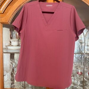 Mandala Womens Mauve Scrub top